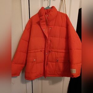 PrettyLittleThing Plus Orange Jacket